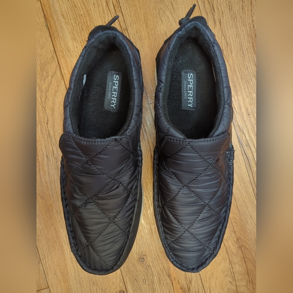 Sperry black quilted moccasins in size 9.5 - Picture 14 of 16